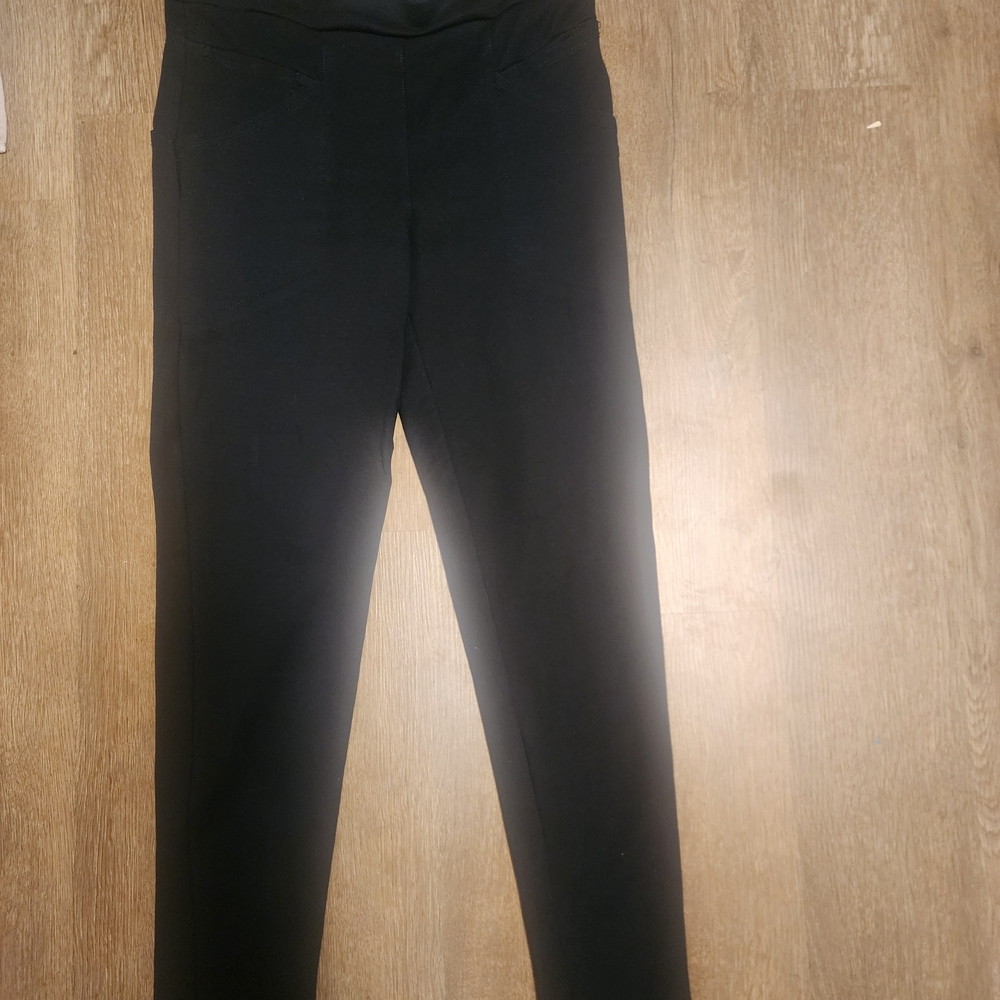 Betabrand Black Ponte Leggings - Slim Fit